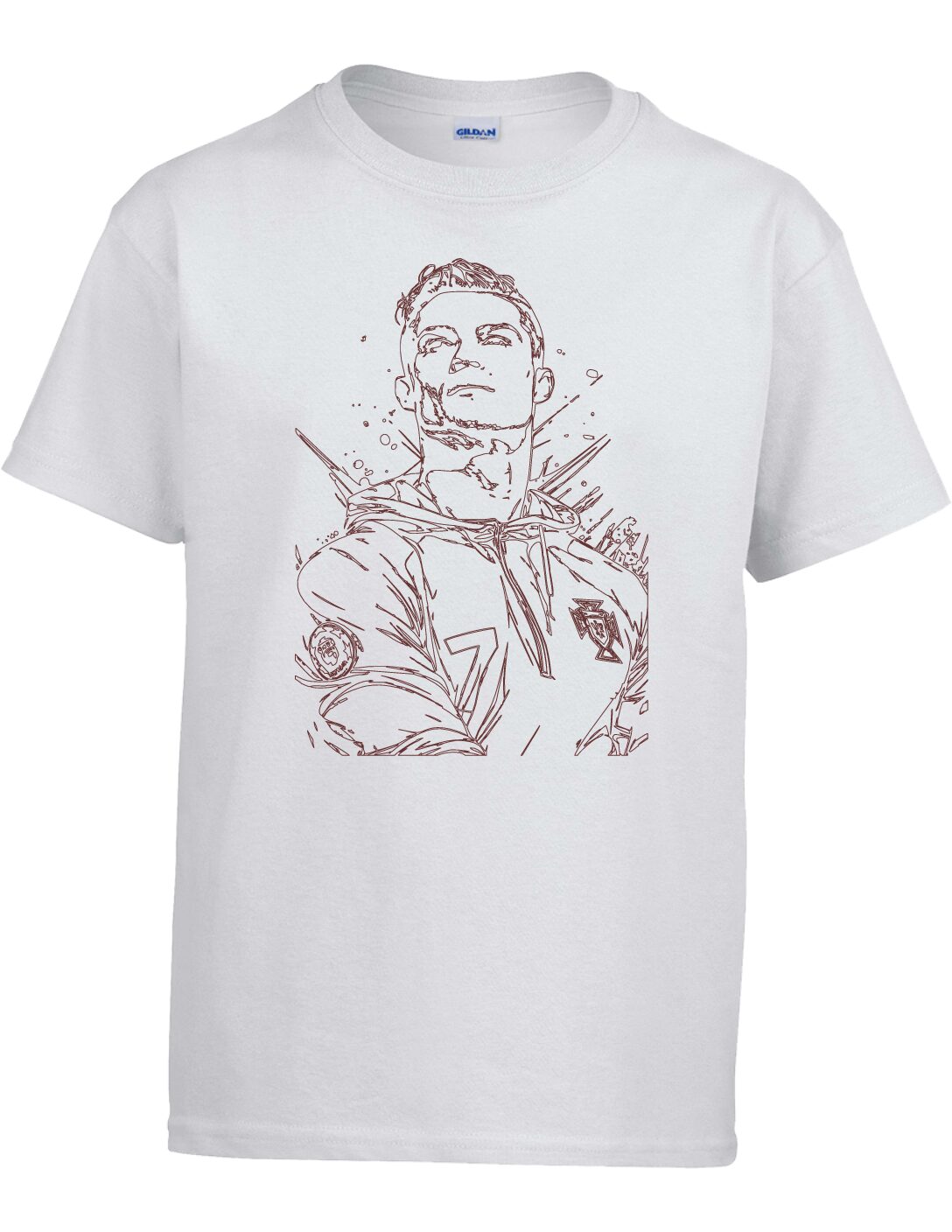 Cristiano Ronaldo Shirt Design Pack – Ready-to-Print CDR, DXF & PDF Files