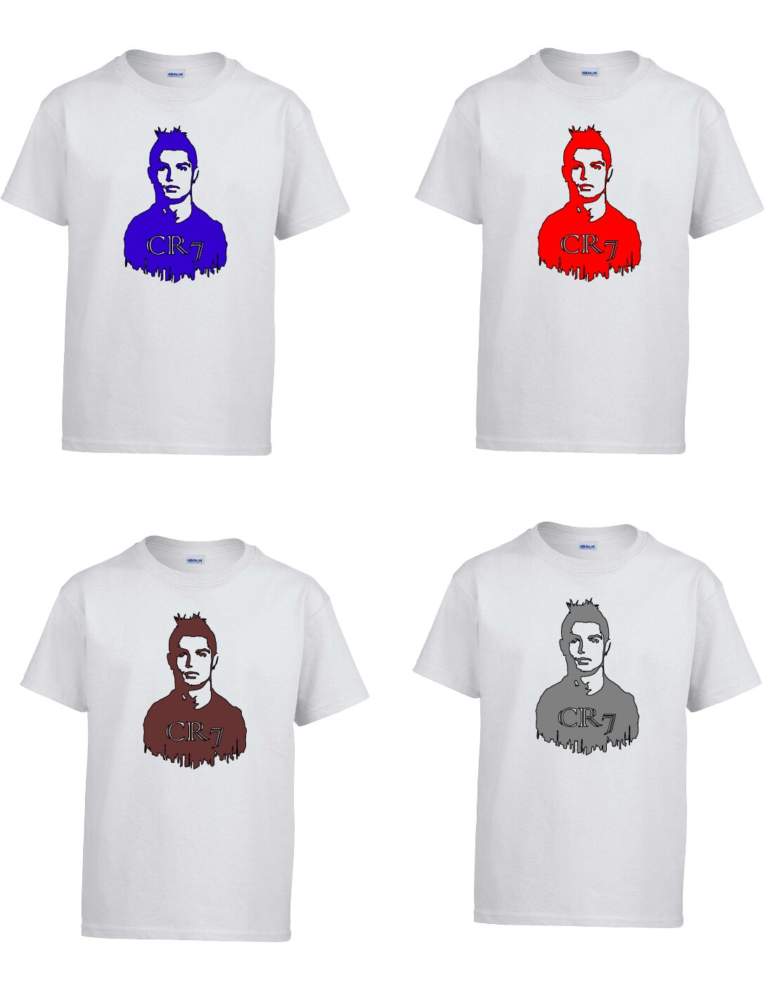 Cristiano Ronaldo Shirt Design Pack – Ready-to-Print CDR, DXF & PDF Files