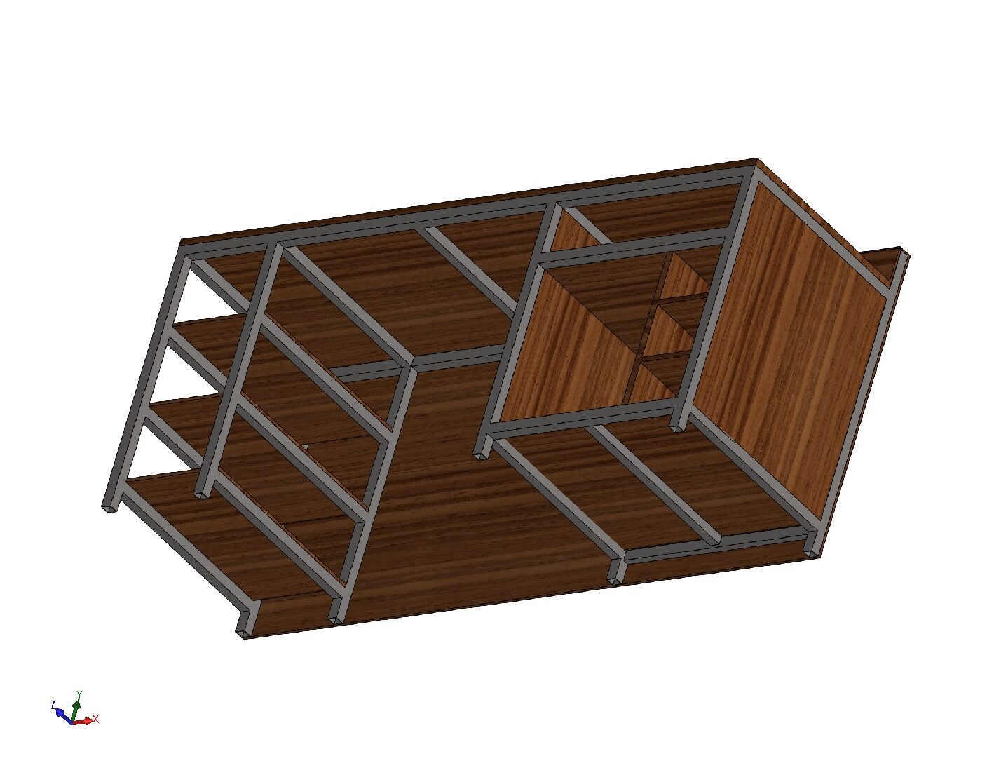Multi-Storage Work Table – Fabrication Ready CAD Design