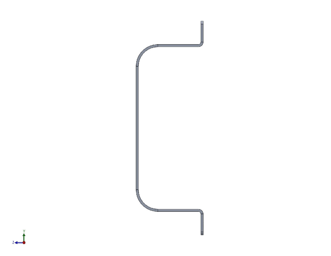 Modern Metal Door Handle – Digital Fabrication Drawing