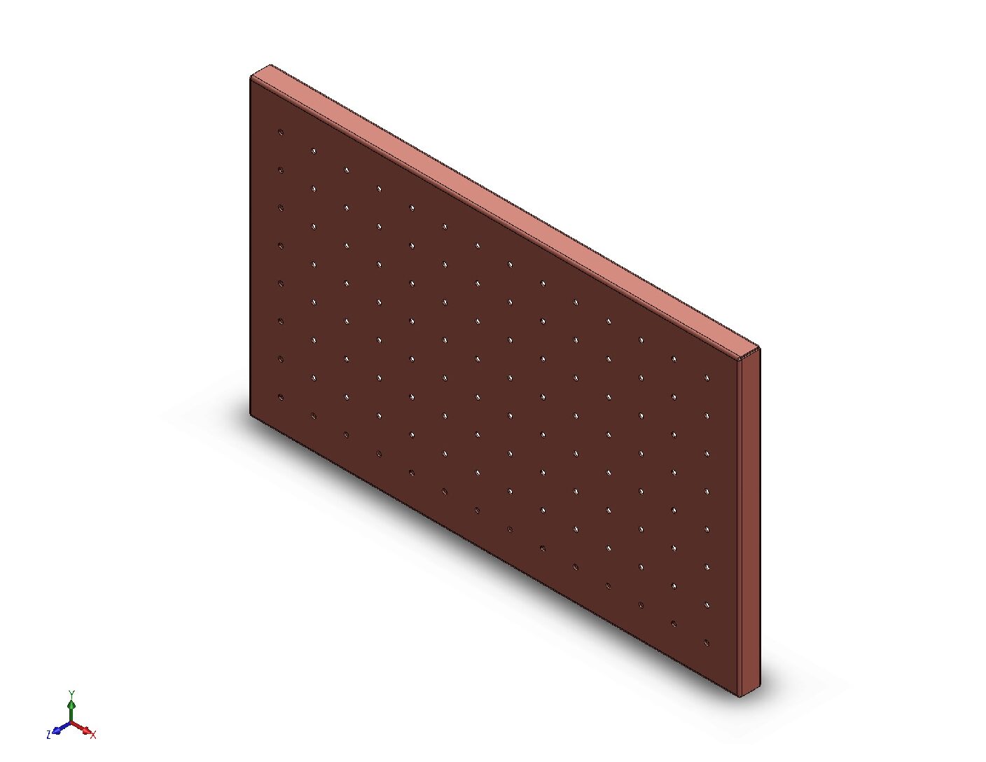 Heavy-Duty Wall Hook Display Panel – Digital Fabrication Drawing