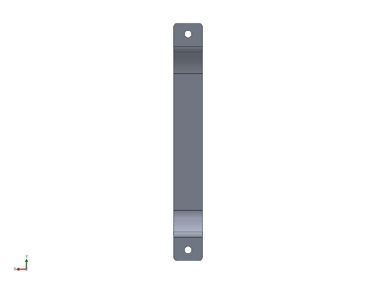 Modern Metal Door Handle – Digital Fabrication Drawing