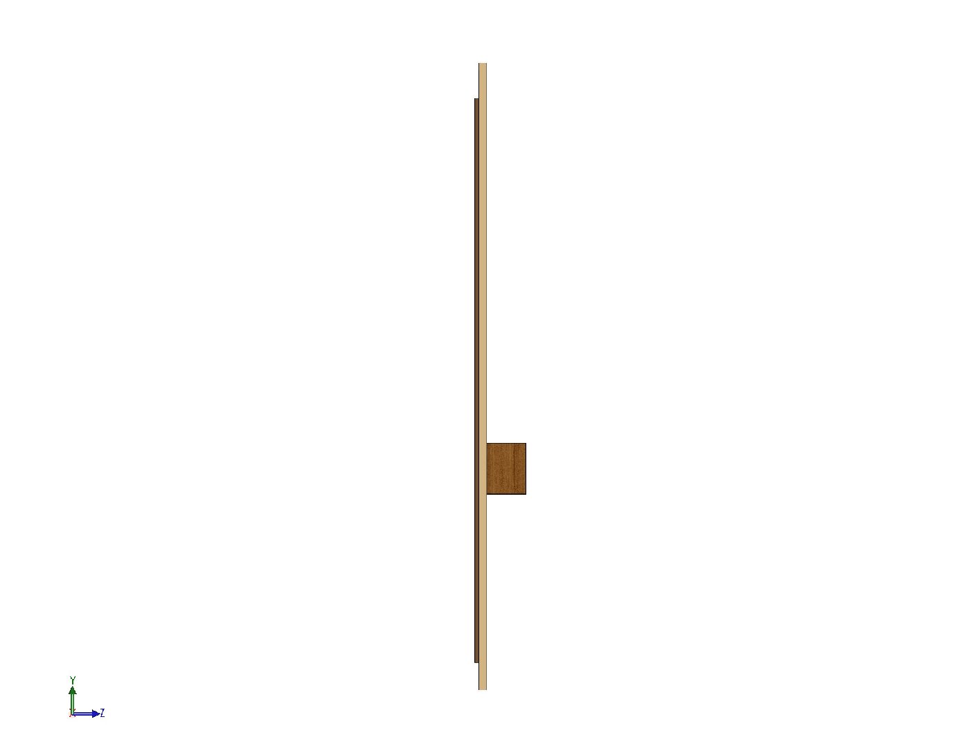 Luxury Steel Dressing Mirror with Wooden Shelf
