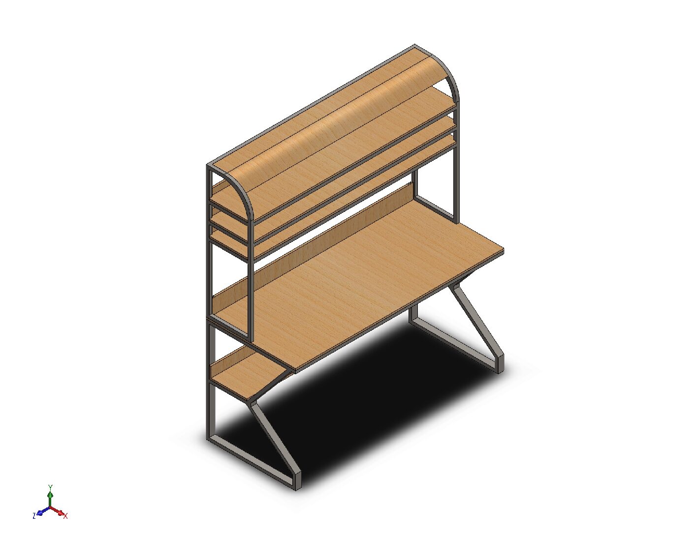 Modern Fabrication Workstation / Display Desk