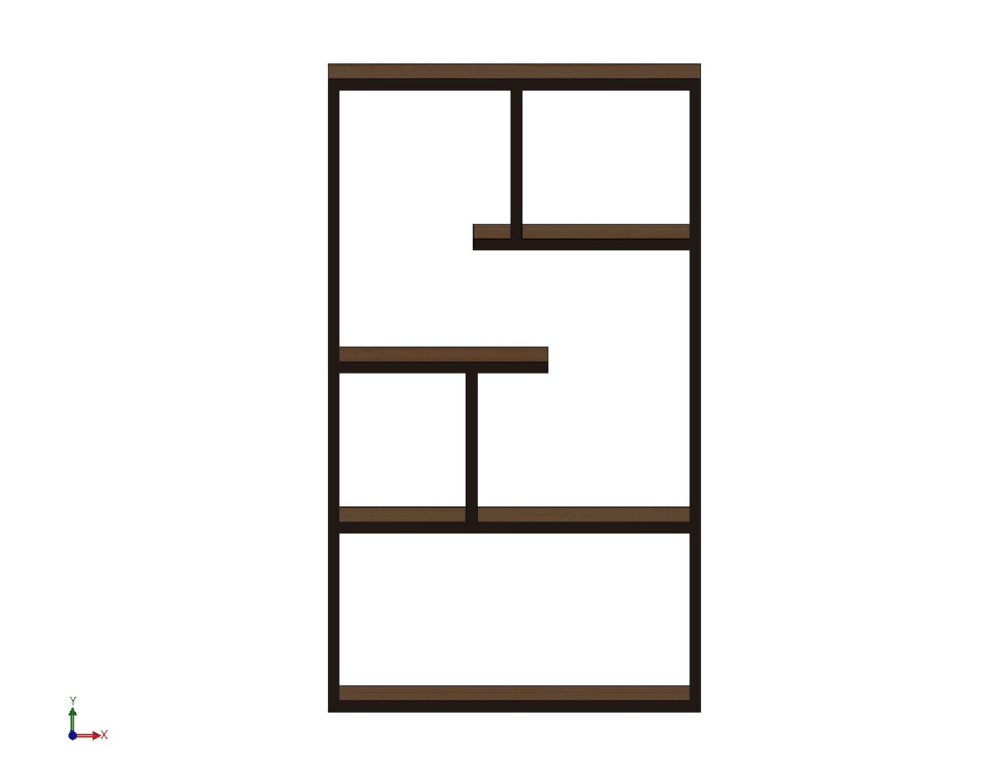 Modern Stepped Display Rack – Fabrication Ready Design Package