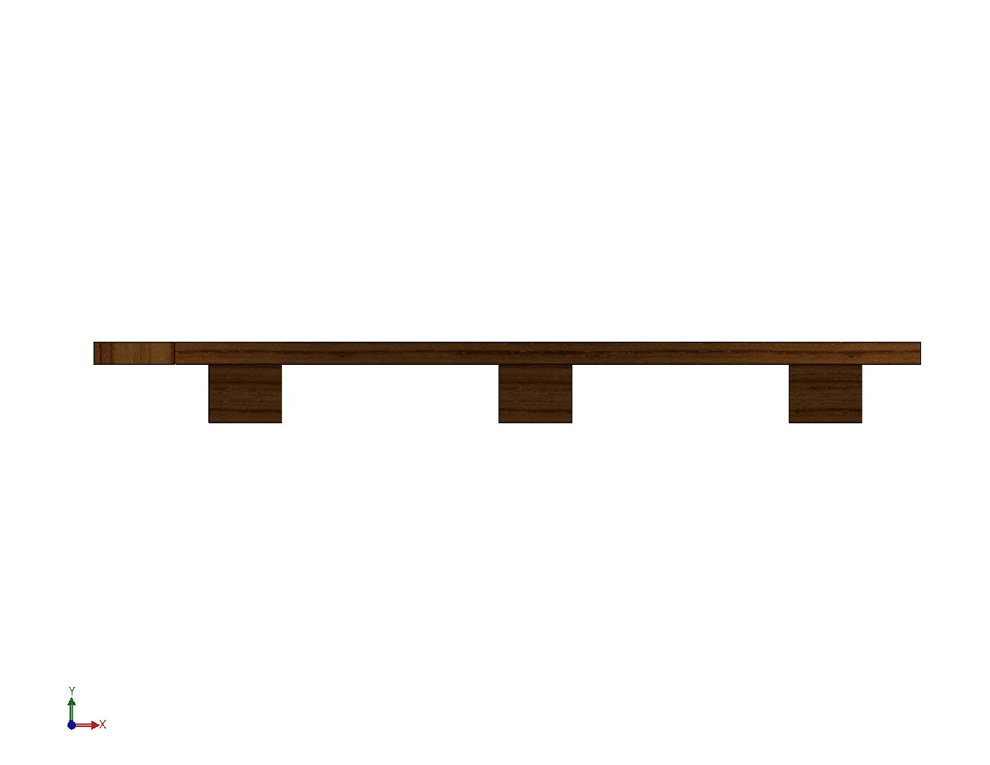 Curved Dual‑Sided Bench – Digital Design Files (DXF, PDF, STL Included)