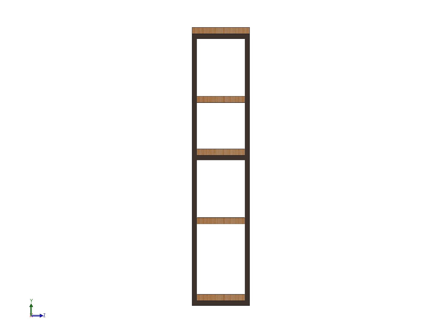 Modern Stepped Display Rack – Fabrication Ready Design Package
