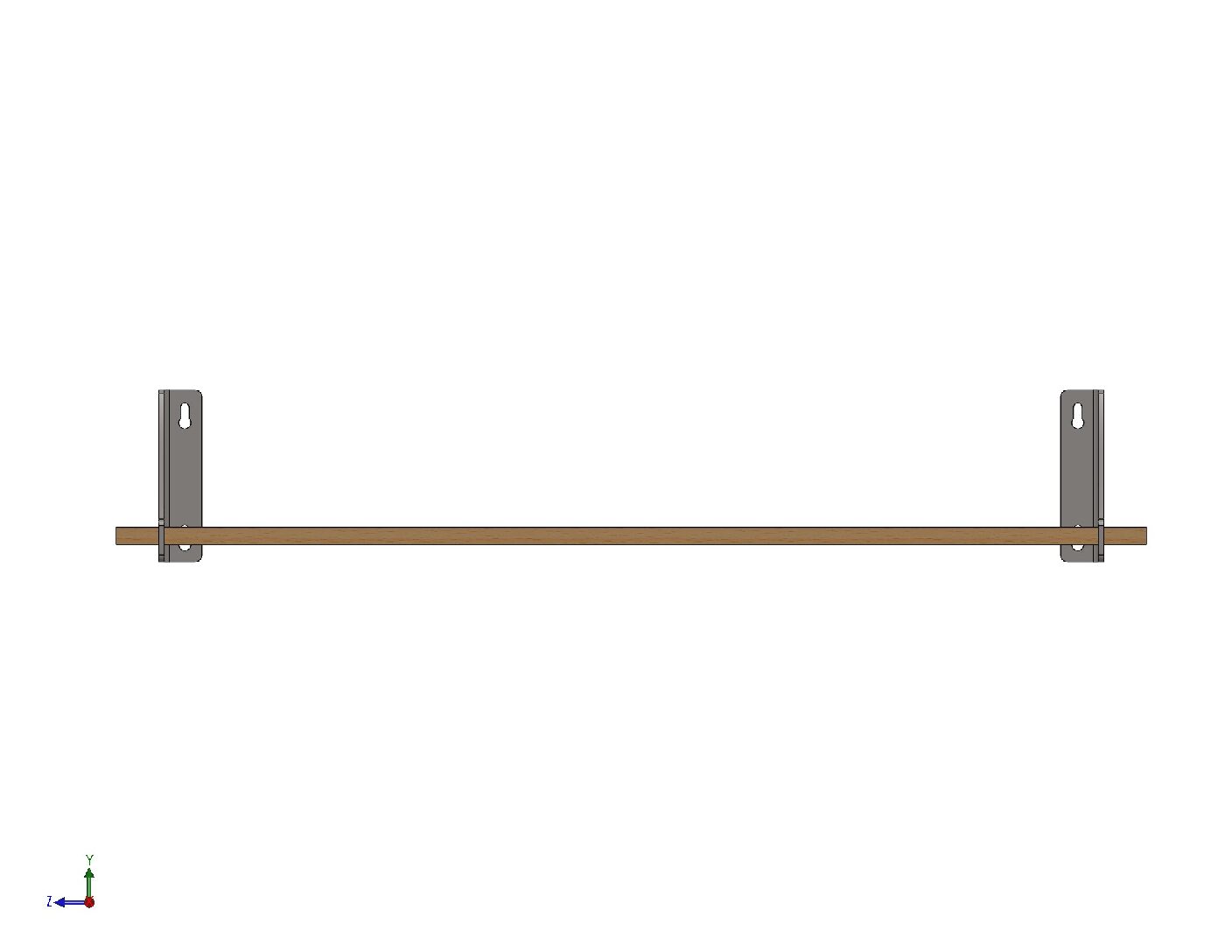 Heavy-Duty Steel Wall Shelf Bracket – Fabrication Design Package