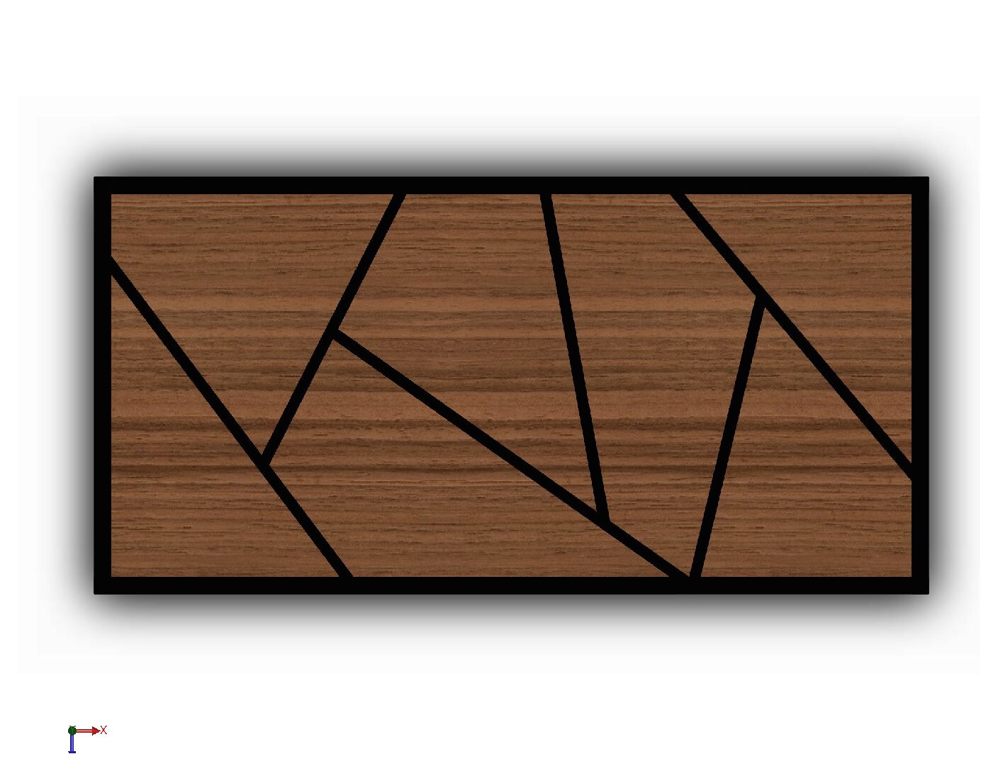 Industrial Geometric Steel & Wood Work Table – Fabrication Ready Design