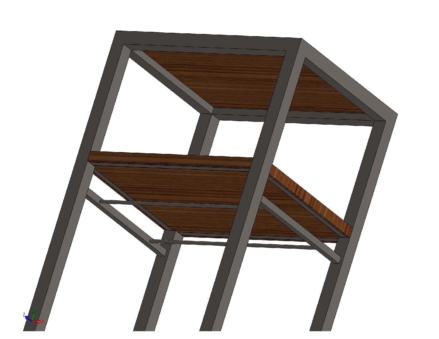 Modular Steel Clothes & Shoe Shelf – Fabrication Files (DXF, STL & PDF)