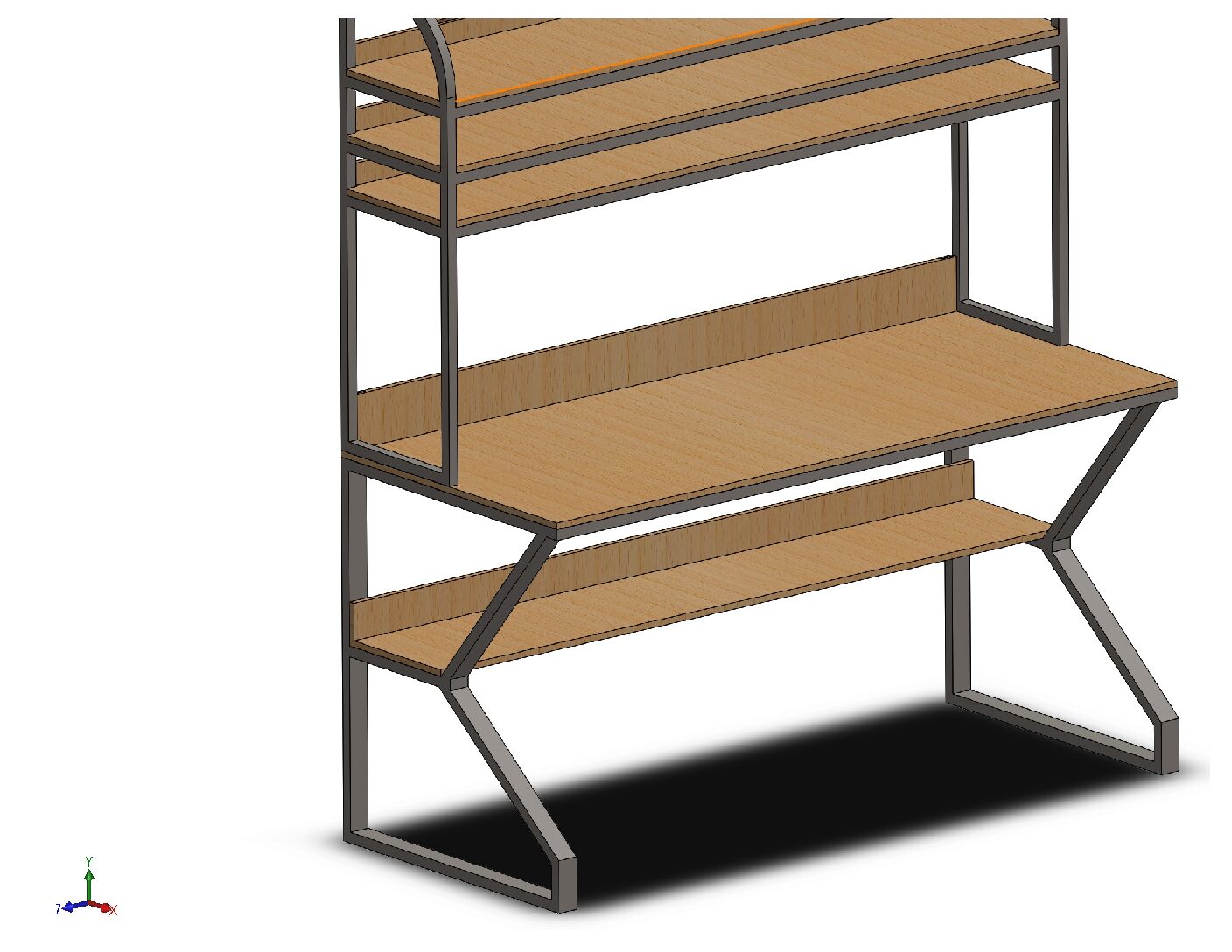 Modern Fabrication Workstation / Display Desk