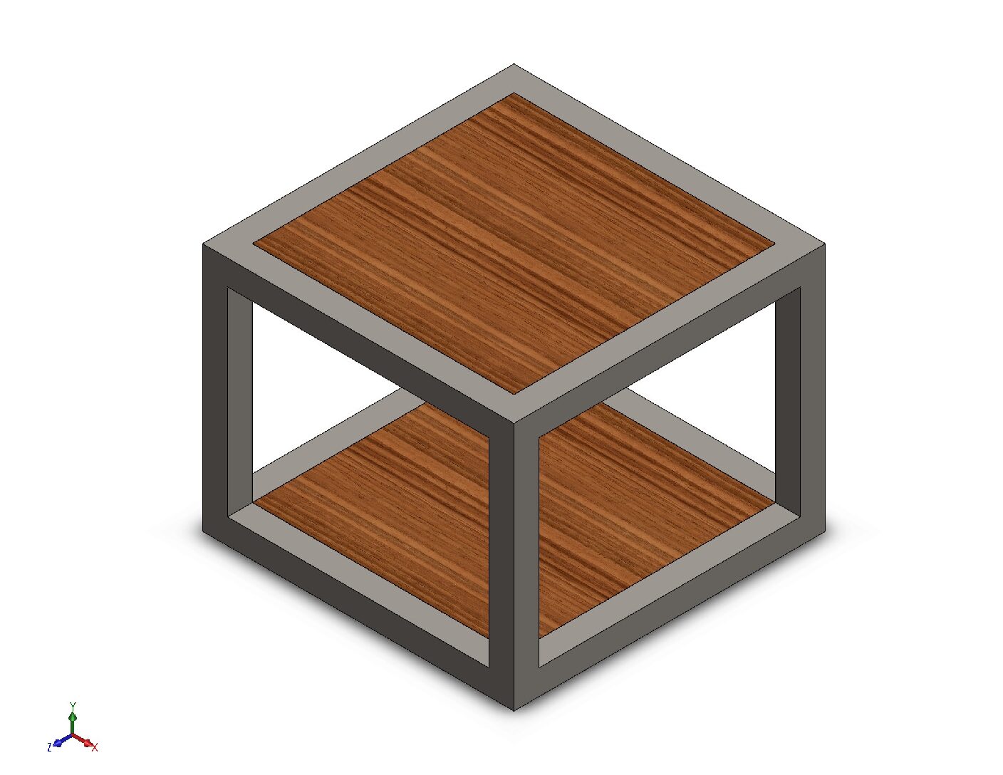 Modular Steel Clothes & Shoe Shelf – Fabrication Files (DXF, STL & PDF)