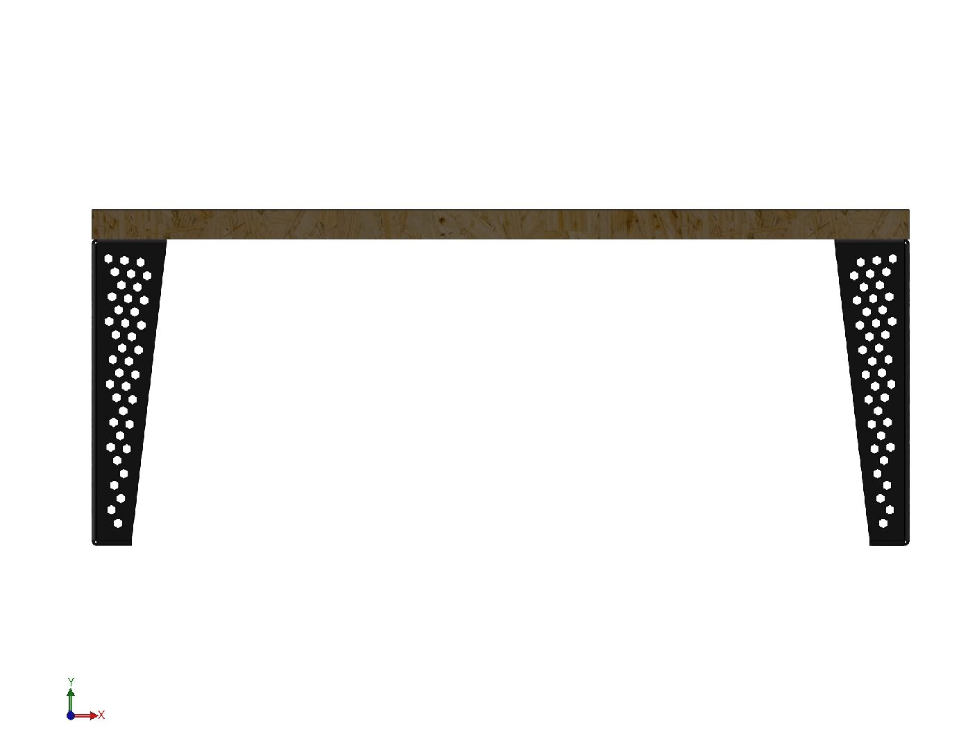 Heavy-Duty Metal Table Legs – Digital Download (DXF, STL & PDF)