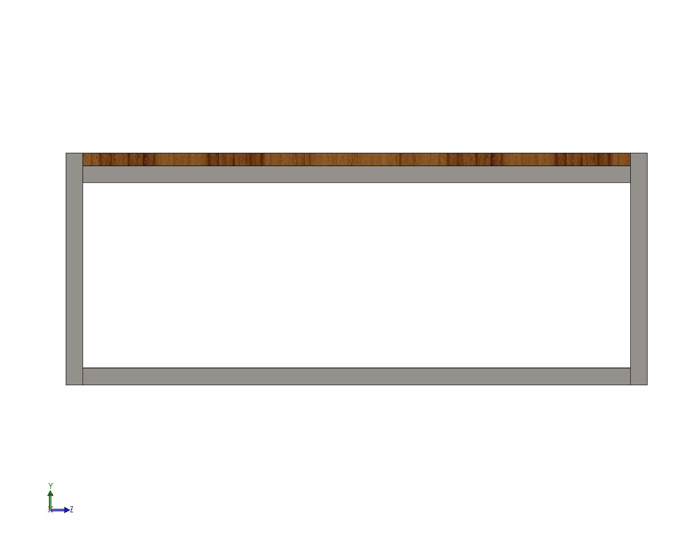 Industrial Steel Frame Bench Table