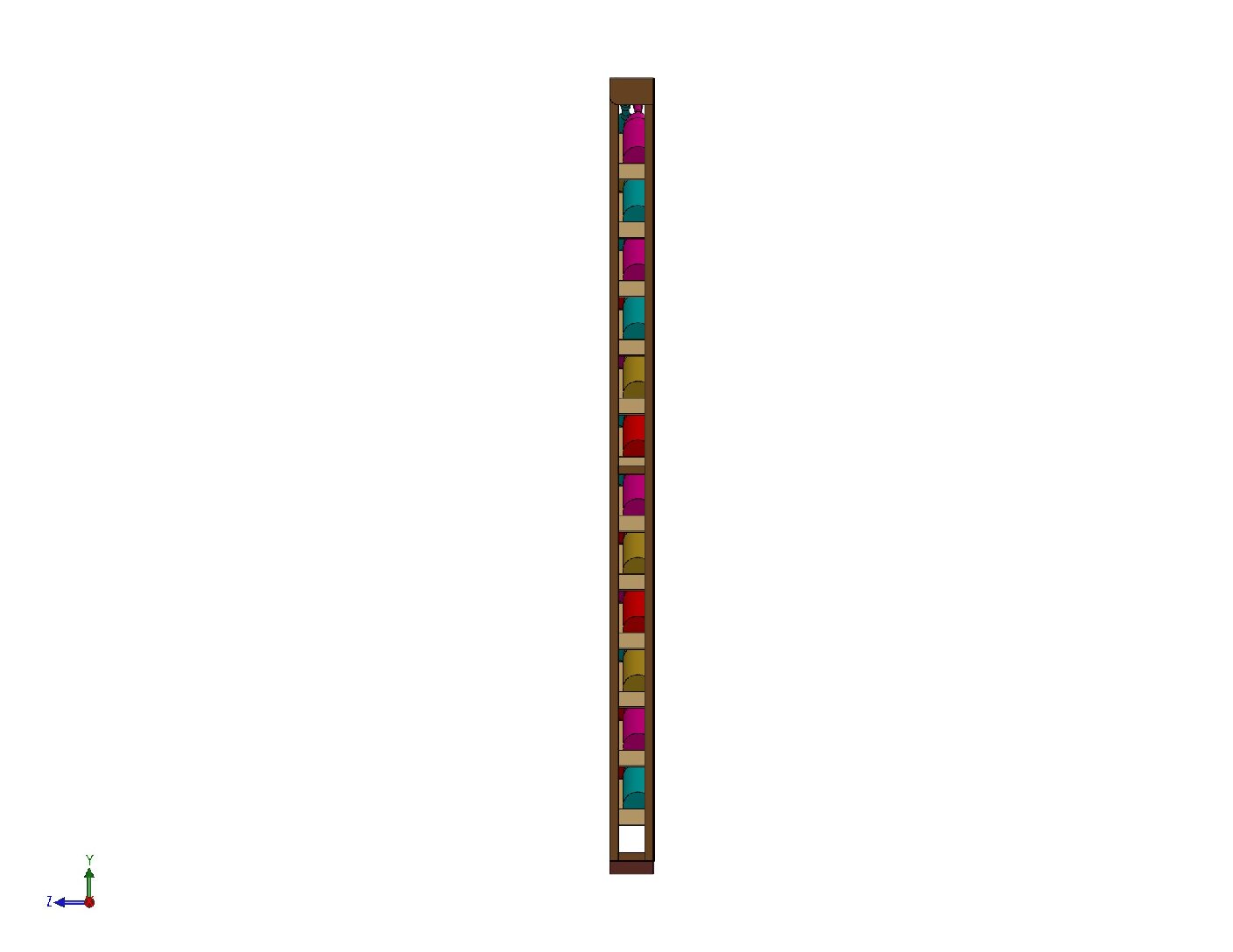 Vertical Bottle Holder CAD Files | Customizable Wine Rack DXF STL PDF Download