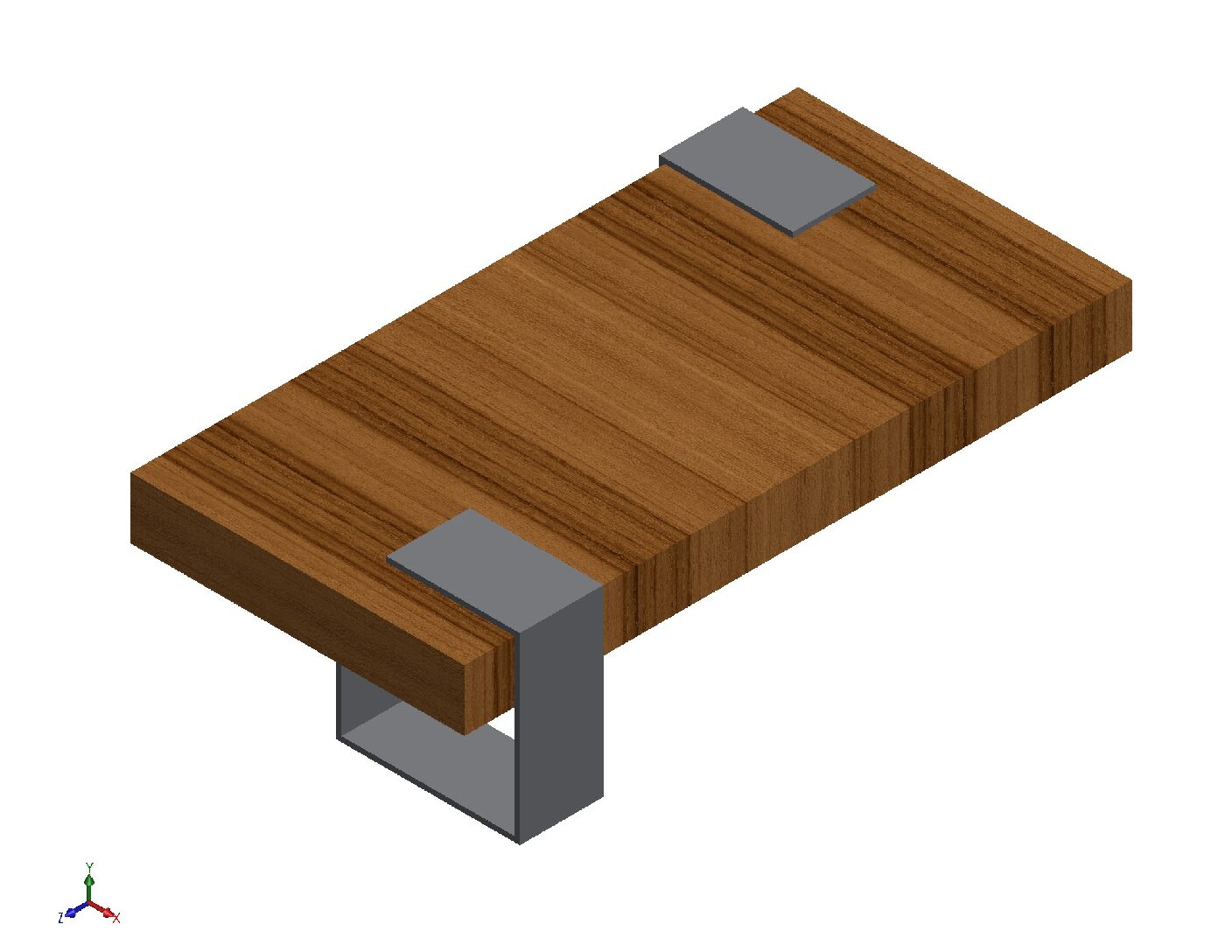 Modern Coffee & Sketching Table DXF | CNC Steel Table Design