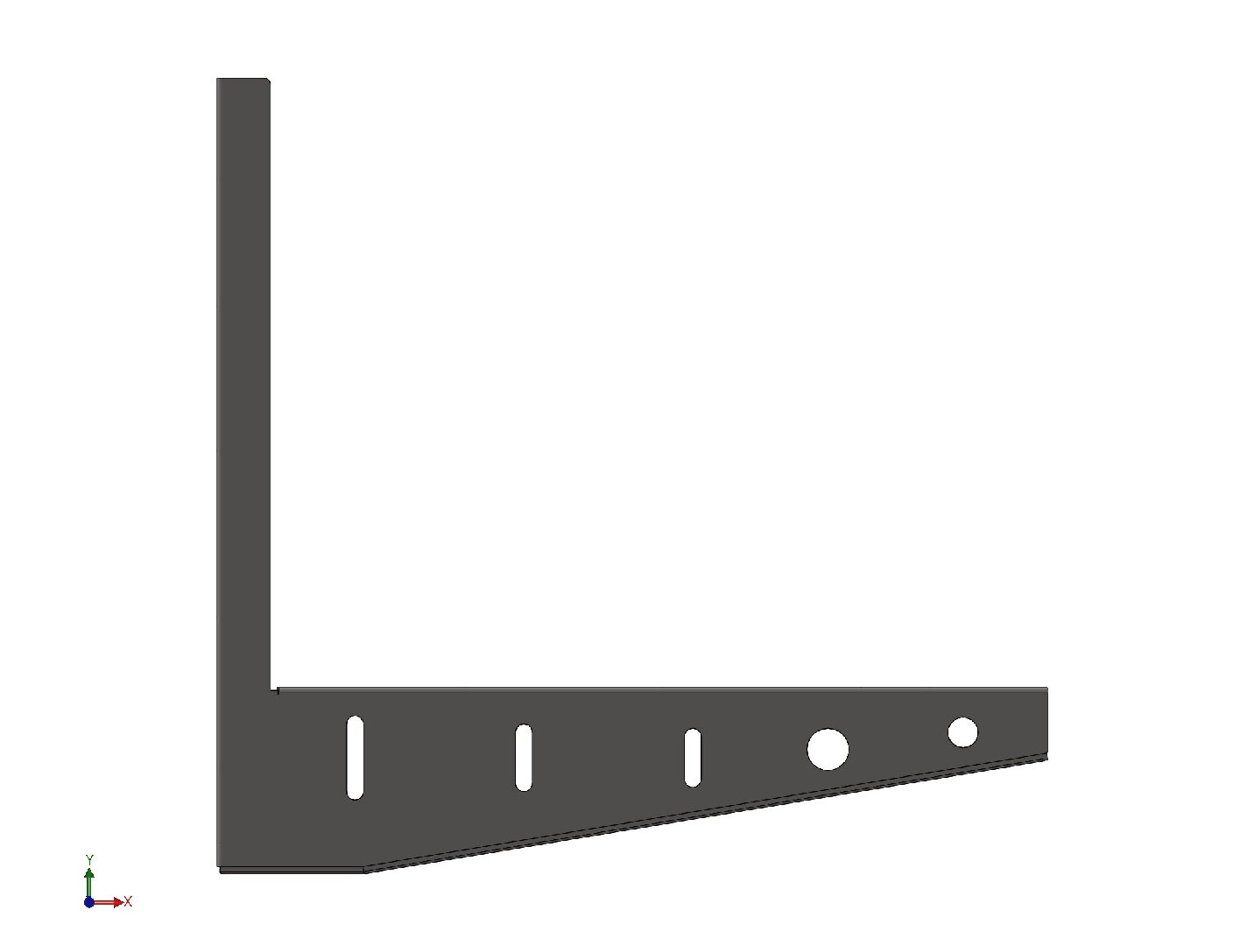 Outdoor Wall-Mounted AC Bracket – Steel Fabrication Design