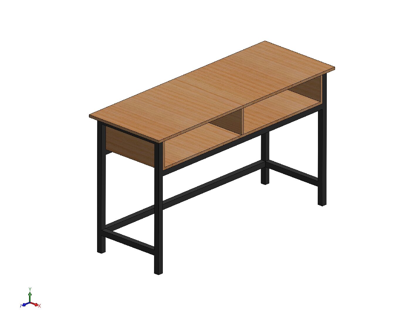 School Workbench Design – CNC DXF, PDF & STL Digital Download