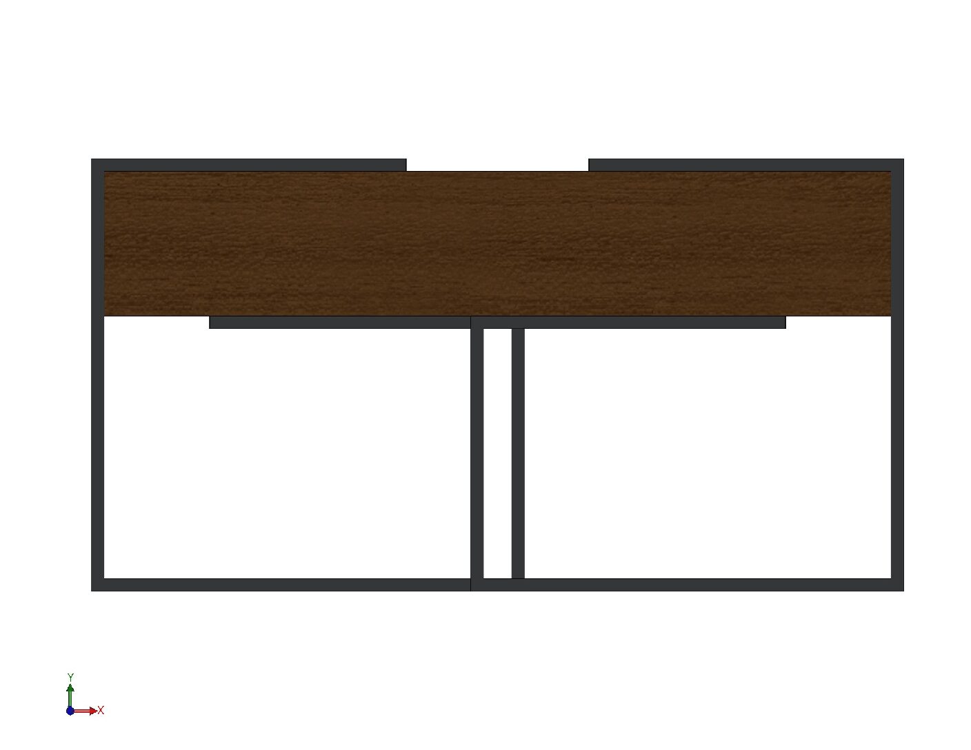 Modern Coffee & Sketching Table DXF | CNC Steel Table Design