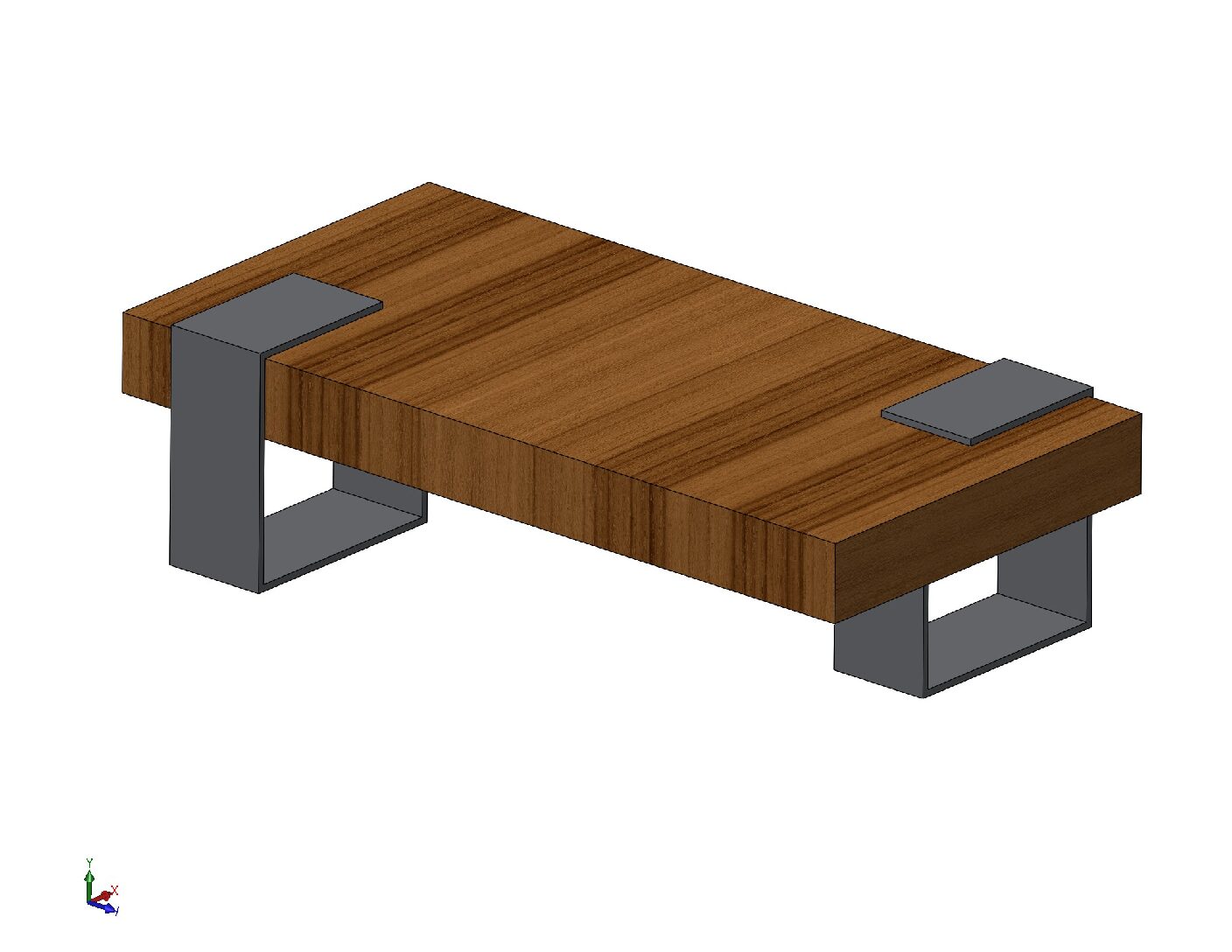 Modern Coffee & Sketching Table DXF | CNC Steel Table Design