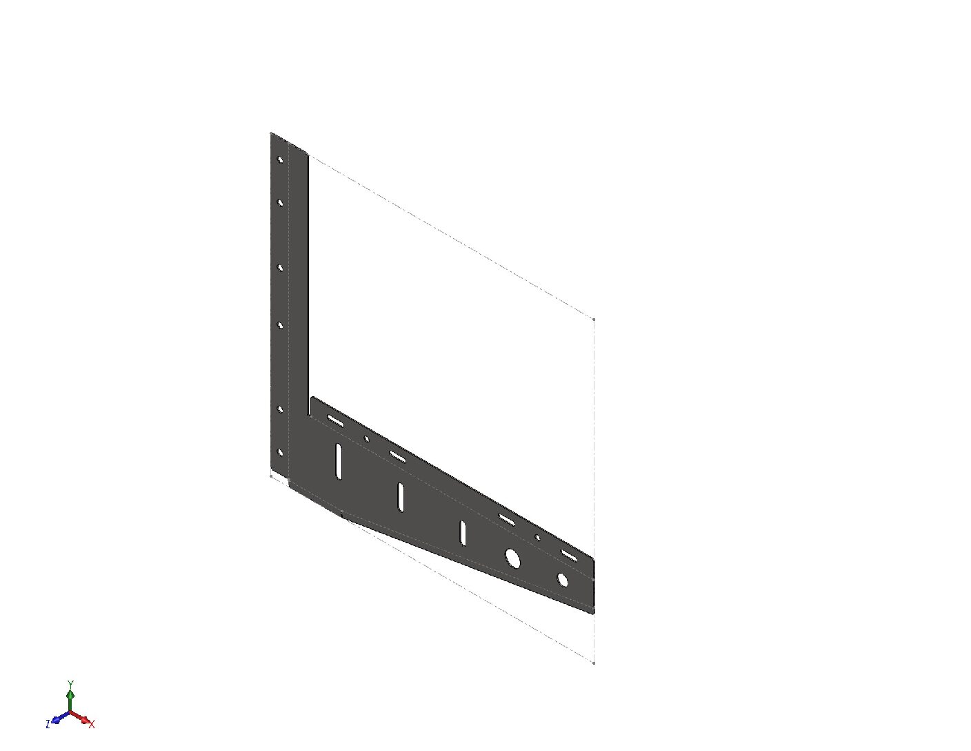 Outdoor Wall-Mounted AC Bracket – Steel Fabrication Design