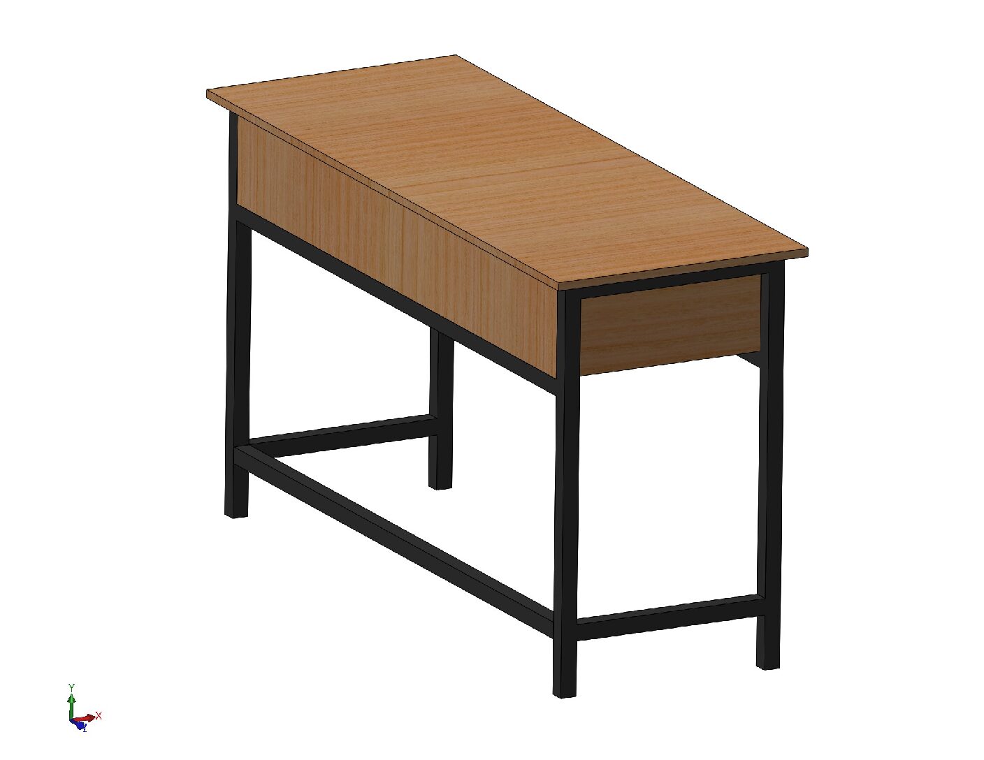 School Workbench Design – CNC DXF, PDF & STL Digital Download
