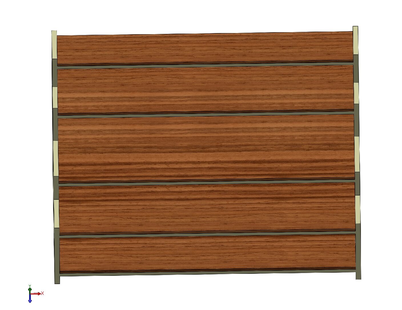 Modern Display Rack DXF, PDF & STL Files | CNC Furniture Plans | Retail Shelf Design