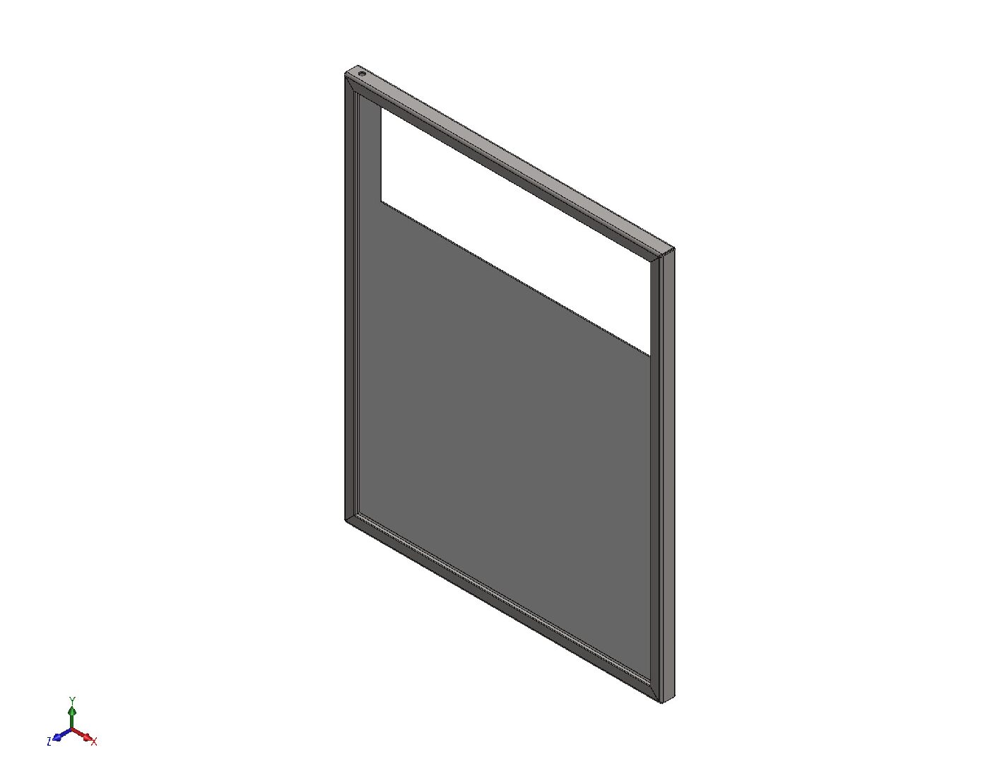 Wall-Mounted Cabinet Box – Complete Fabrication Drawing Package (DXF, PDF & STL Ready)