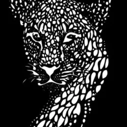Leopard Face Wall Art DXF, CDR & PDF | CNC Laser & Plasma Cutting Design