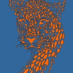 Leopard Face Wall Art DXF, CDR & PDF | CNC Laser & Plasma Cutting Design