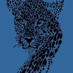 Leopard Face Wall Art DXF, CDR & PDF | CNC Laser & Plasma Cutting Design