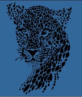 Leopard Face Wall Art DXF, CDR & PDF | CNC Laser & Plasma Cutting Design - Image 5