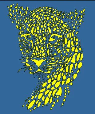 Leopard Face Wall Art DXF, CDR & PDF | CNC Laser & Plasma Cutting Design - Image 6