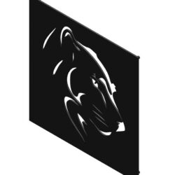 Modern Tiger Head Metal Wall Art – CNC Plasma, Laser & Waterjet Cut Design | DXF, STL & PDF Files Included