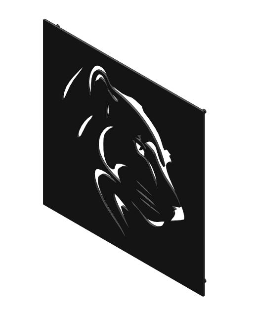Modern Tiger Head Metal Wall Art – CNC Plasma, Laser & Waterjet Cut Design | DXF, STL & PDF Files Included - Image 2