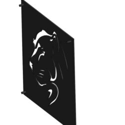 Modern Tiger Head Metal Wall Art – CNC Plasma, Laser & Waterjet Cut Design | DXF, STL & PDF Files Included
